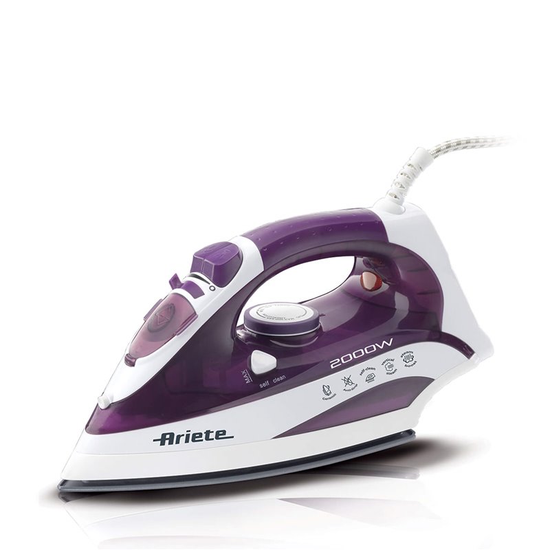 Ariete 6235 Steam Iron - Ferro da stiro con piastra in Ceramica - Vapore 25 gr/min - Colpo vapore 140 gr/min - vapore verticale 