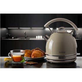 Ariete 2877 Bollitore elettrico 1,7 Litri di Design - Infusi, tè e tisane - Autospegnimento - 2000 Watt - Acciaio Inox - Linea V