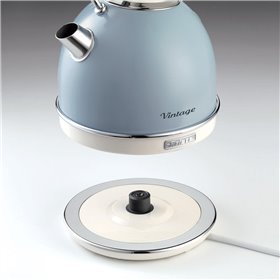 Ariete 2877 Bollitore elettrico 1,7 Litri di Design - Infusi, tè e tisane - Autospegnimento - 2000 Watt - Acciaio Inox - Linea V