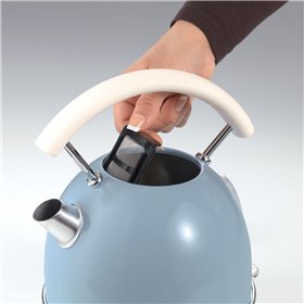 Ariete 2877 Bollitore elettrico 1,7 Litri di Design - Infusi, tè e tisane - Autospegnimento - 2000 Watt - Acciaio Inox - Linea V