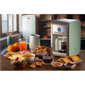 Ariete 1342 Macchina per Caffè Americano - 12 tazze - Caraffa in vetro temperato - Programmazione fino a 24 ore - Autospegniment
