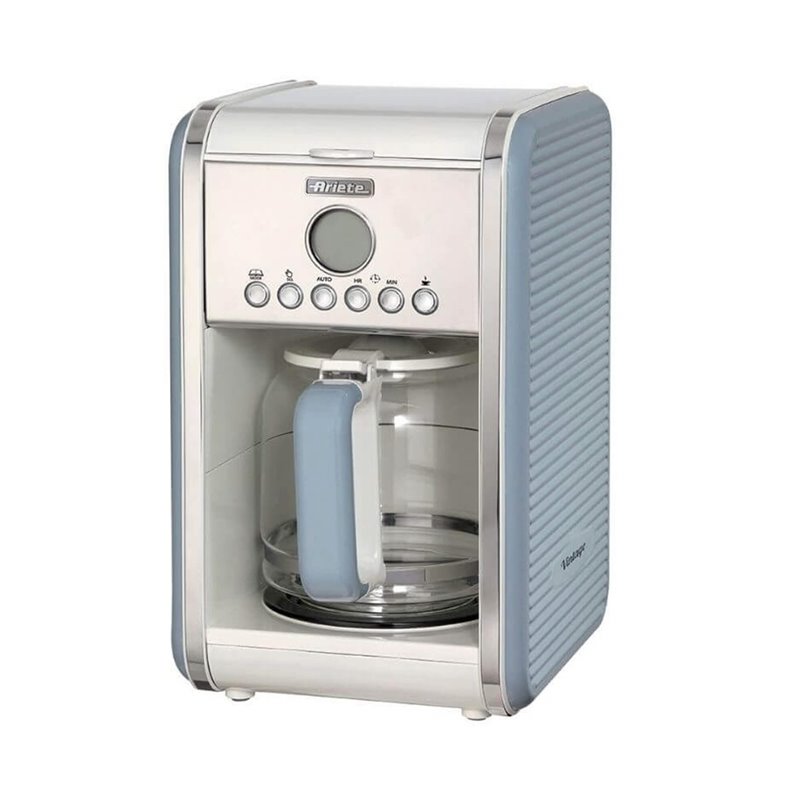 Ariete 1342 Macchina per Caffè Americano - 12 tazze - Caraffa in vetro temperato - Programmazione fino a 24 ore - Autospegniment