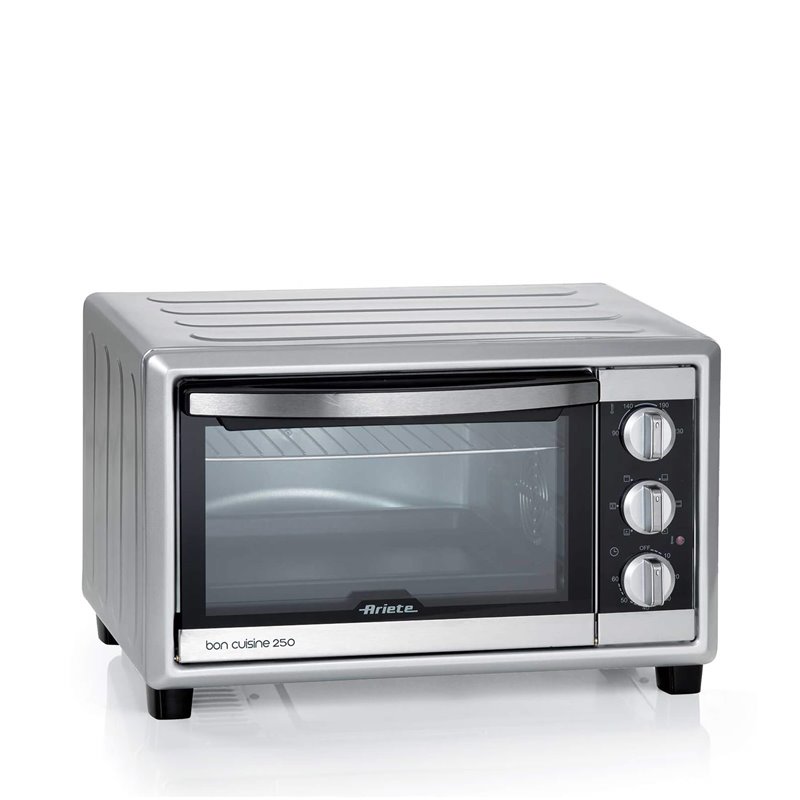 Ariete 984 Forno Elettrico Ventilato 25 litri - Bon Cuisine 250 - Doppio vetro - Temperatura max 230° - 1500 Watt - 6 posizioni 