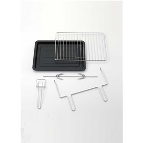Ariete 986 Forno Elettrico Ventilato con Girarrosto 45 litri - Bon Cuisine 450 - Doppio vetro - Temperatura max 230° - 1800 Watt
