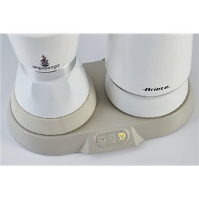 Ariete 1344 Breakfast Station - Moka elettrica - Bollitore - Montalatte a caldo e freddo - 5 funzioni - mantenimento caffè caldo