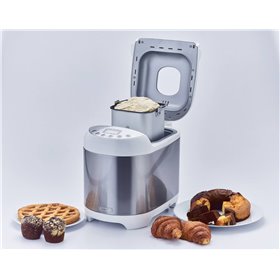 Ariete 133 Macchina del Pane - Panexpress 1000 Metal - Impasta, Lievita e Cuoce - Pane fatto in casa - Pane gluten free - 19 pro