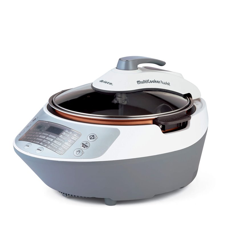 Ariete 2945 Multicooker Twist - Pentola cuocivivande multifunzione con pala mescolatrice - 30 programmi preimpostati - 5 Litri -