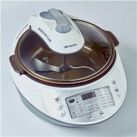 Ariete 2945 Multicooker Twist - Pentola cuocivivande multifunzione con pala mescolatrice - 30 programmi preimpostati - 5 Litri -