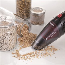 Ariete 2474 Wet &amp Dry cordless - Aspirabriciole e liquidi senza fili - batteria ricaricabile - accessori inclusi - Viola e Ne