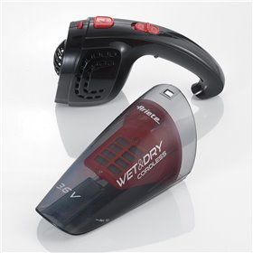 Ariete 2474 Wet &amp Dry cordless - Aspirabriciole e liquidi senza fili - batteria ricaricabile - accessori inclusi - Viola e Ne