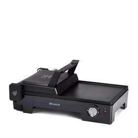 Ariete 1916 Multi Grill 3 in 1 - Griglia Elettrica, Barbecue, Piastra liscia e rigata - apertura a 180° - Termostato regolabile 