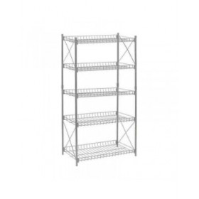 Scaffale Confortime Metallo 52 x 34 x 110 cm