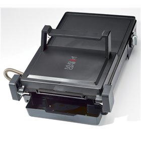 Ariete 1916 Multi Grill 3 in 1 - Griglia Elettrica, Barbecue, Piastra liscia e rigata - apertura a 180° - Termostato regolabile 