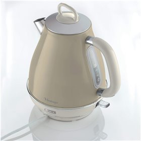 Ariete 2869 Bollitore Elettrico 1,7 Litri di Design - Infusi, tè e tisane - Autospegnimento - 2000 Watt - Acciaio Inox - Linea V