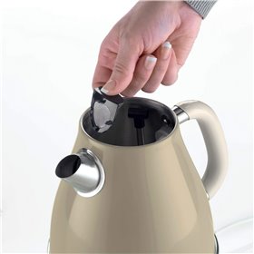 Ariete 2869 Bollitore Elettrico 1,7 Litri di Design - Infusi, tè e tisane - Autospegnimento - 2000 Watt - Acciaio Inox - Linea V