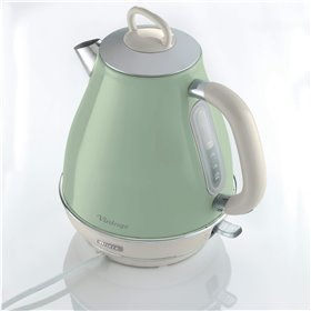 Ariete 2869 Bollitore Elettrico 1,7 Litri di Design - Infusi, tè e tisane - Autospegnimento - 2000 Watt - Acciaio Inox - Linea V