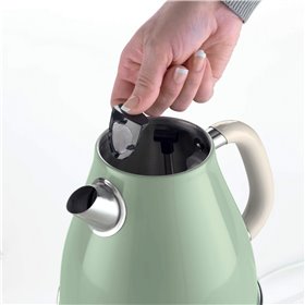 Ariete 2869 Bollitore Elettrico 1,7 Litri di Design - Infusi, tè e tisane - Autospegnimento - 2000 Watt - Acciaio Inox - Linea V