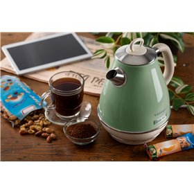 Ariete 2869 Bollitore Elettrico 1,7 Litri di Design - Infusi, tè e tisane - Autospegnimento - 2000 Watt - Acciaio Inox - Linea V