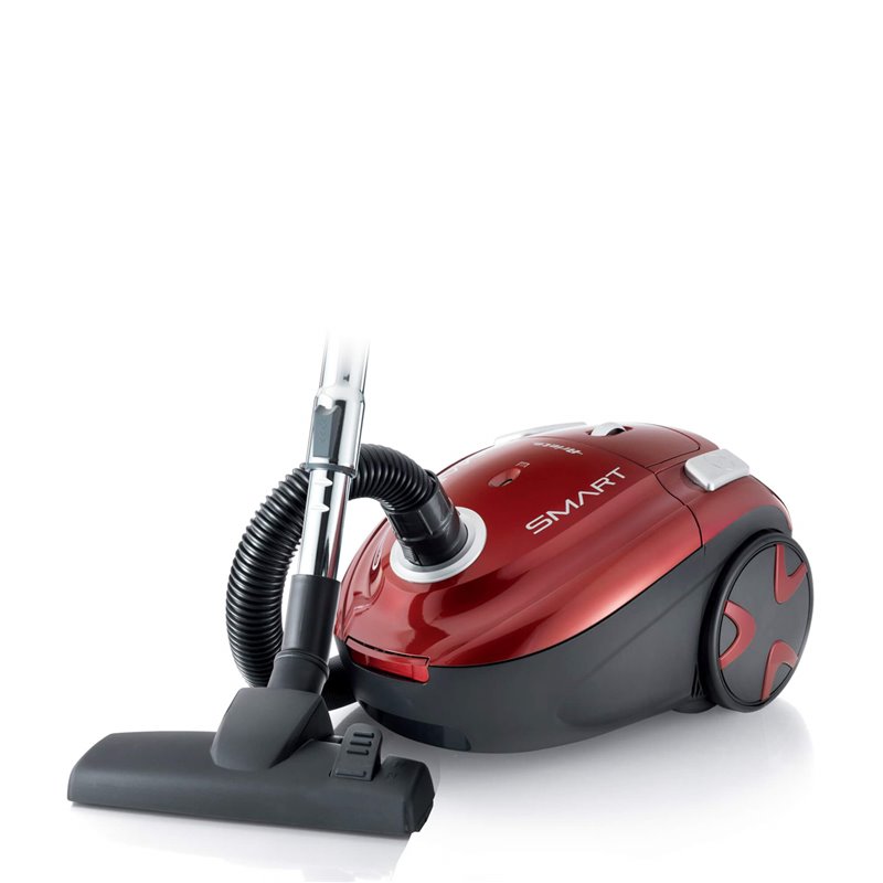 Ariete 2735 Smart - Aspirapolvere con sacco compatto e ad alta efficienza - Regolazione potenza - Tubo flessibile - Kit accessor