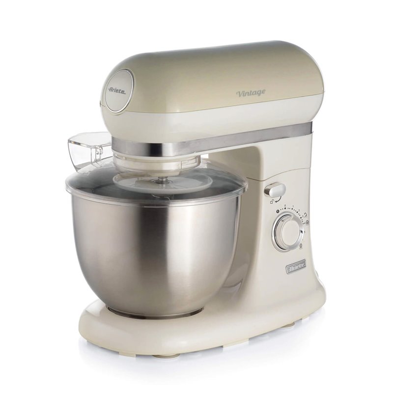 Ariete 1588 Impastatrice Planetaria - Pane, pizza e dolci - 7 Velocità - 3 Fruste - 5,5 Litri - Acciaio Inox - 2400 Watt - Linea