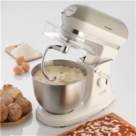 Ariete 1588 Impastatrice Planetaria - Pane, pizza e dolci - 7 Velocità - 3 Fruste - 5,5 Litri - Acciaio Inox - 2400 Watt - Linea