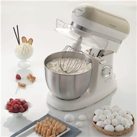 Ariete 1588 Impastatrice Planetaria - Pane, pizza e dolci - 7 Velocità - 3 Fruste - 5,5 Litri - Acciaio Inox - 2400 Watt - Linea