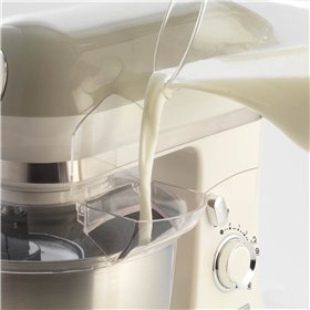 Ariete 1588 Impastatrice Planetaria - Pane, pizza e dolci - 7 Velocità - 3 Fruste - 5,5 Litri - Acciaio Inox - 2400 Watt - Linea