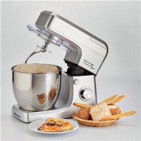 Ariete 1598 Gourmet Professional 7L Metal - Impastatrice Planetaria con Frullatore - Ciotola in Acciaio Inox - 7 L - Caraffa in 