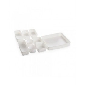Cestino Multiuso Dem Plastica 34 x 28 x 6 cm 9 Pezzi (9 Unità)