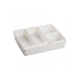 Cestino Multiuso Dem Plastica 34 x 28 x 6 cm 5 Pezzi (5 Unità)