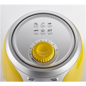 Ariete 4615 Airy Fryer Mini - Friggitrice ad Aria - Frigge senza olio e grassi - Temperatura max 200° - 1000 Watt - 2 Litri - Gi