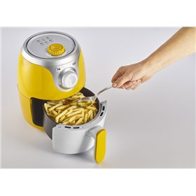 Ariete 4615 Airy Fryer Mini - Friggitrice ad Aria - Frigge senza olio e grassi - Temperatura max 200° - 1000 Watt - 2 Litri - Gi