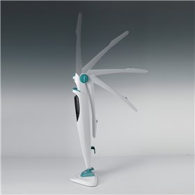 Ariete 4163 Steam mop - Scopa lavapavimenti a vapore - lava e asciuga in un attimo - testa snodabile 180° - Autonomia illimitata