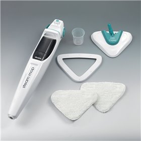 Ariete 4163 Steam mop - Scopa lavapavimenti a vapore - lava e asciuga in un attimo - testa snodabile 180° - Autonomia illimitata