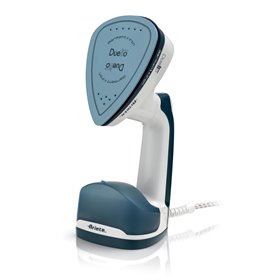 Ariete 6246 Duetto Garment Iron - Stiratrice Verticale e Ferro da Stiro con piastra in Ceramica antiaderente - 1000 Watt - Bianc
