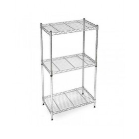 Scaffale Confortime 3 livelli Cromato (60 x 30 x 120 cm)