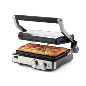 Ariete 1918 Grill &amp Taste - Griglia Elettrica - Piastre Antiaderenti removibili basculanti - apertura 180° - 5 Temperature - 