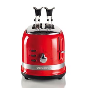Ariete 149 Tostapane con Pinze per 2 fette di pane - Espulsione Automatica - Defrost - 6 Gradi di Doratura - 800 Watt - Linea Mo
