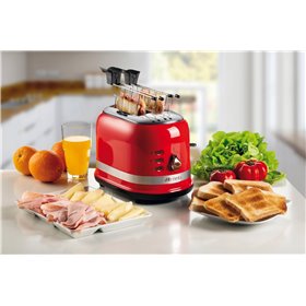 Ariete 149 Tostapane con Pinze per 2 fette di pane - Espulsione Automatica - Defrost - 6 Gradi di Doratura - 800 Watt - Linea Mo