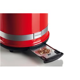Ariete 149 Tostapane con Pinze per 2 fette di pane - Espulsione Automatica - Defrost - 6 Gradi di Doratura - 800 Watt - Linea Mo