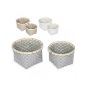 Cestino Multiuso Confortime Rotonda 26 x 26 x 17 cm 2 Pezzi (2 Unità)