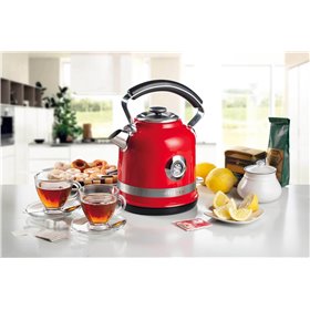 Ariete 2854 Bollitore Elettrico con Autospegnimento - Base Cordless - Filtro Removibile - Termometro - 2000 Watt - 1,7 Litri - L