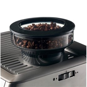 Ariete 1313 - Macchina da Caffè con Macinacaffè in Acciaio Inox - per Polvere e Cialde ESE - 1 e 2 tazze - Montalatte - 15 bar -