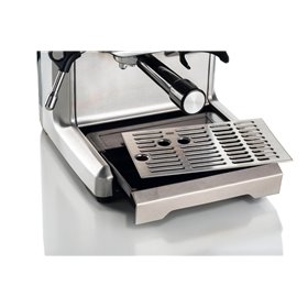 Ariete 1313 - Macchina da Caffè con Macinacaffè in Acciaio Inox - per Polvere e Cialde ESE - 1 e 2 tazze - Montalatte - 15 bar -