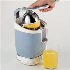 Ariete 413 Spremiagrumi Elettrico con Leva - Salvagoccia - Motore Silenzioso - 85 Watt - Design Vintage - Celeste