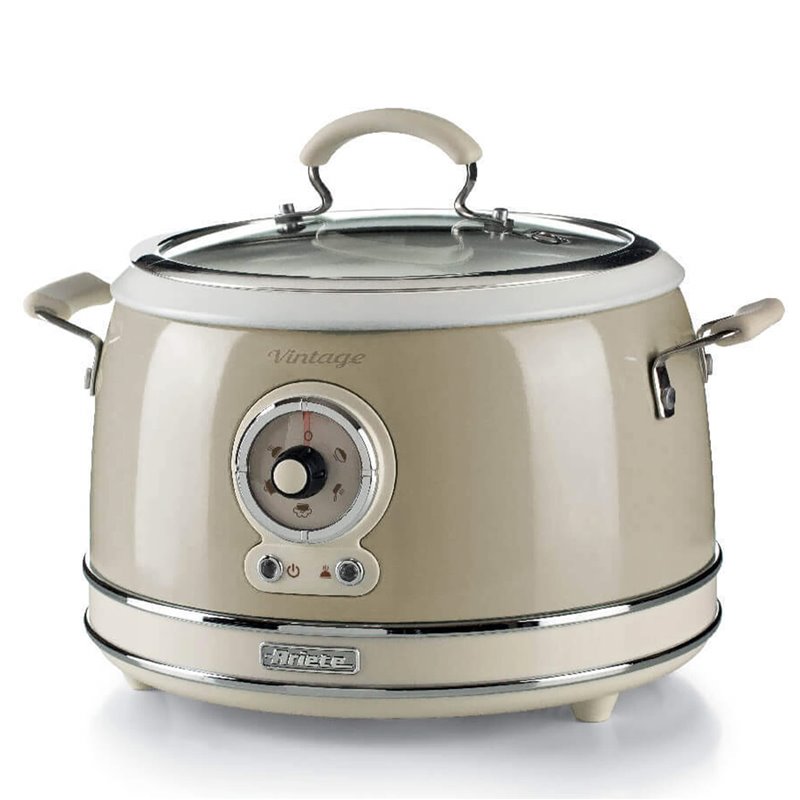 Ariete 2904 Rice Cooker - Cuociriso Elettrico con bowl in ceramica - Sushi fatto in casa - Multicooker - Linea Vintage - 3,5 L -