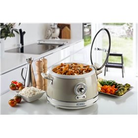 Ariete 2904 Rice Cooker - Cuociriso Elettrico con bowl in ceramica - Sushi fatto in casa - Multicooker - Linea Vintage - 3,5 L -