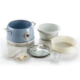 Ariete 2904 Rice Cooker - Cuociriso Elettrico con bowl in ceramica - Sushi fatto in casa - Multicooker - Linea Vintage - 3,5 L -