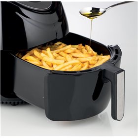 Ariete 4618 Airy Fryer XXL - Friggitrice ad Aria - Frigge 2,5 kg di Patatine Fritte - 7 Litri - Cottura Senza Olio e Grassi - 18