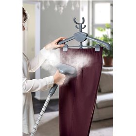Ariete 6248, Garment Steamer Professionale, Stiratrice Verticale con piastra Acciaio Inox, 4 Livelli Vapore, Vapore continuo, As
